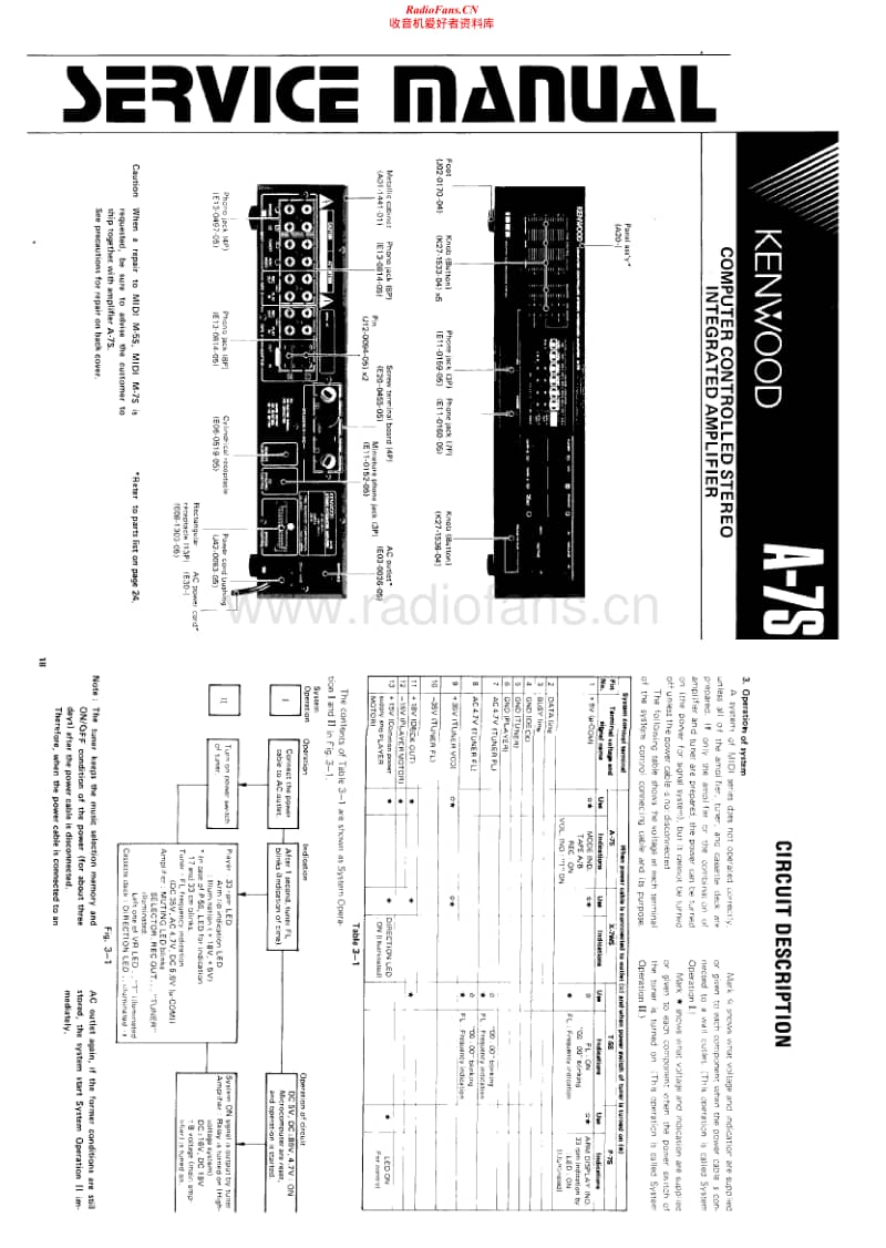 Kenwood-A-7-S-Service-Manual电路原理图.pdf_第1页