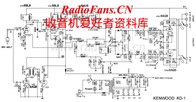 Kenwood-KD-1-Schematic电路原理图.pdf_第1页