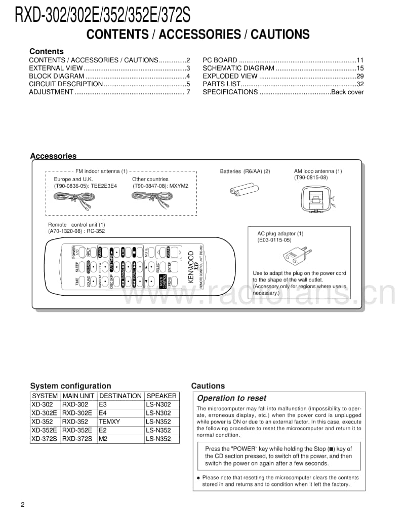 Kenwood-RXD-372-S-Service-Manual电路原理图.pdf_第2页