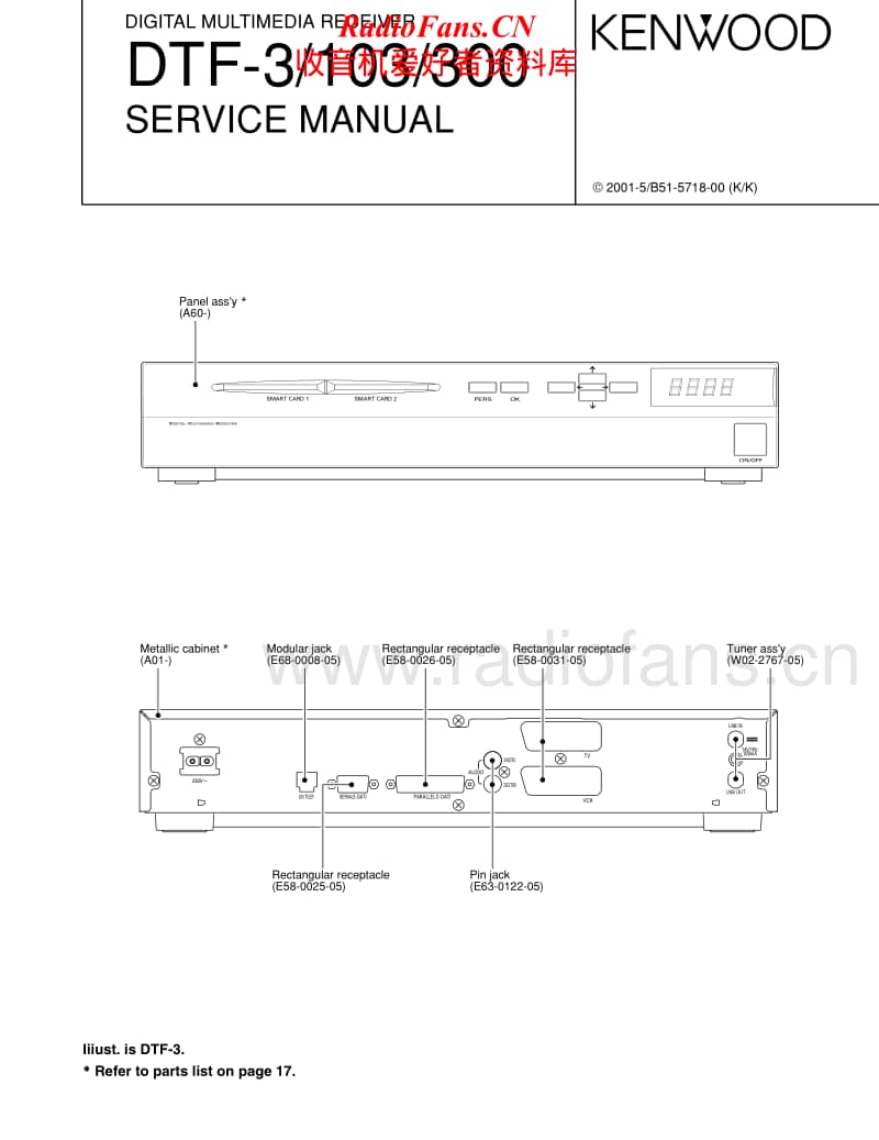 Kenwood-DTF-103-Service-Manual电路原理图.pdf_第1页