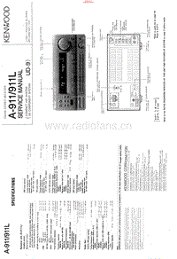 Kenwood-A-911-L-Service-Manual电路原理图.pdf