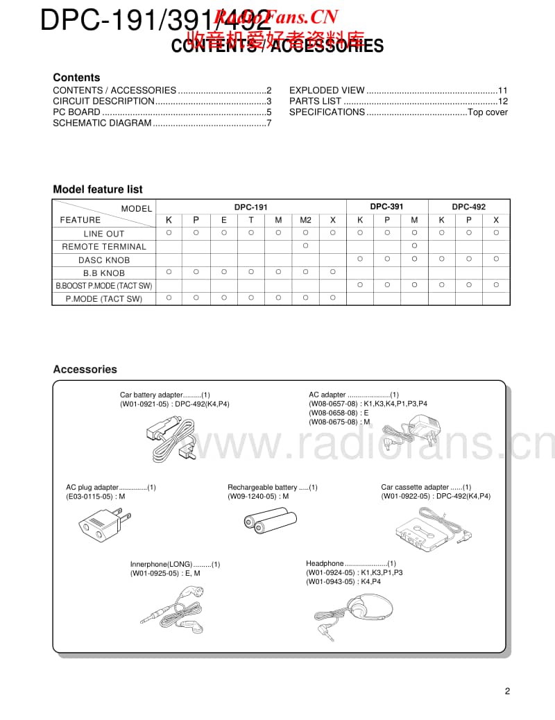 Kenwood-DPC-492-Service-Manual电路原理图.pdf_第2页