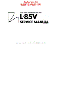 Luxman-L-85-V-Service-Manual电路原理图.pdf