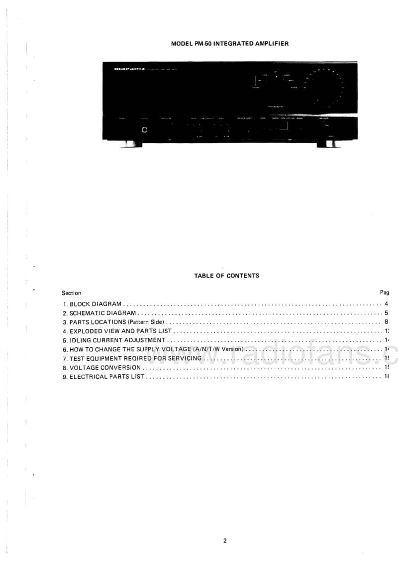 Marantz-PM-50-Service-Manual电路原理图.pdf_第3页