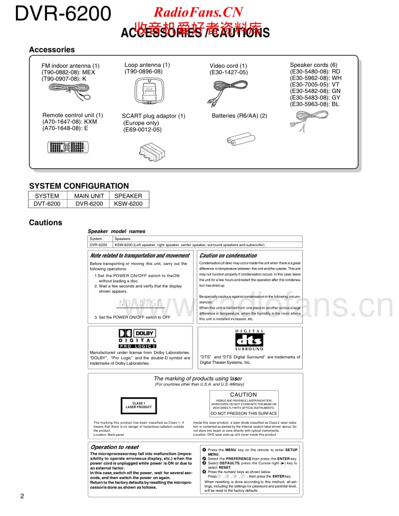 Kenwood-DVR-6200-Service-Manual电路原理图.pdf_第2页