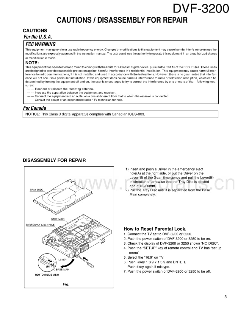 Kenwood-DVF-3250-B-Service-Manual电路原理图.pdf_第3页