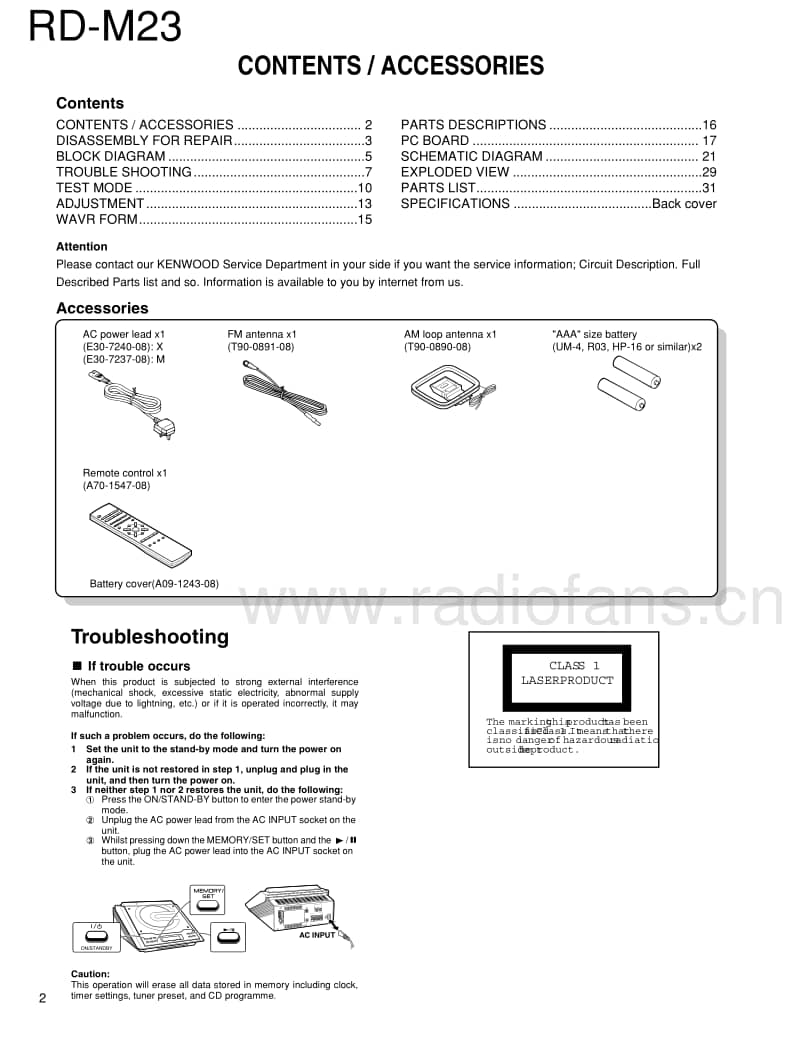 Kenwood-RDM-23-Service-Manual电路原理图.pdf_第2页