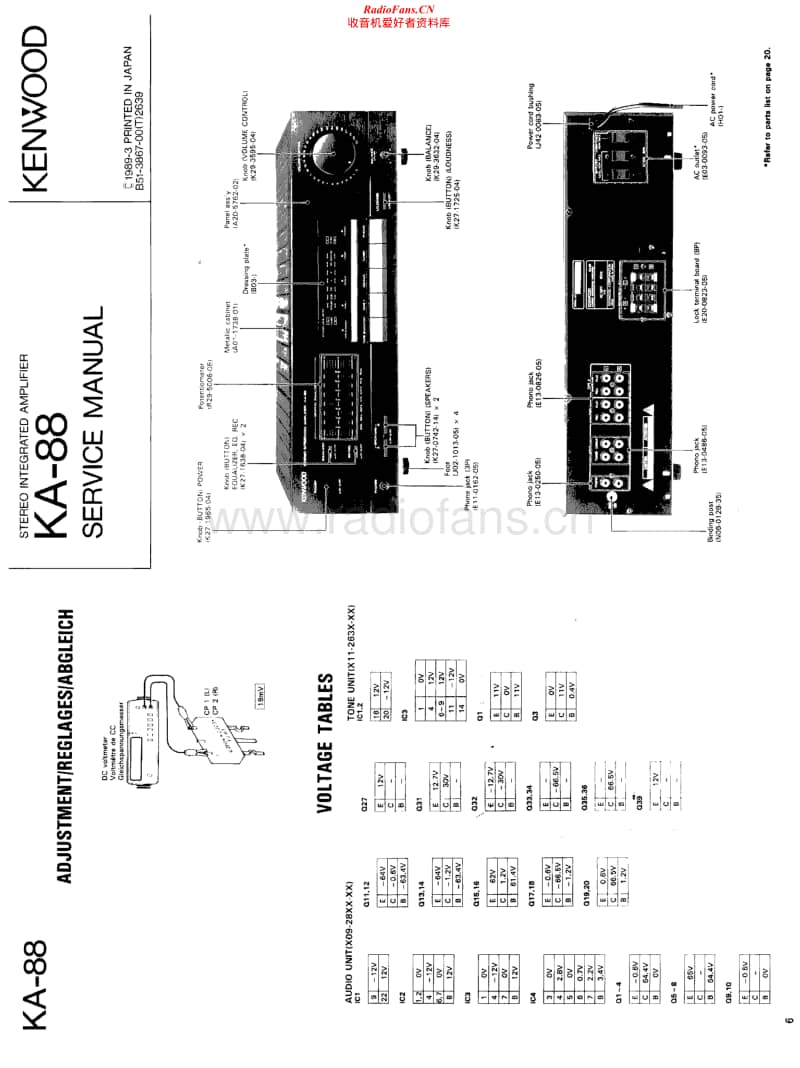 Kenwood-KA-88-Service-Manual电路原理图.pdf_第1页