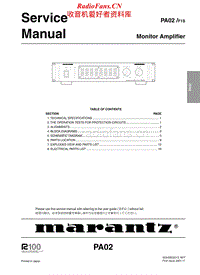 Marantz-PA-02-Service-Manual电路原理图.pdf