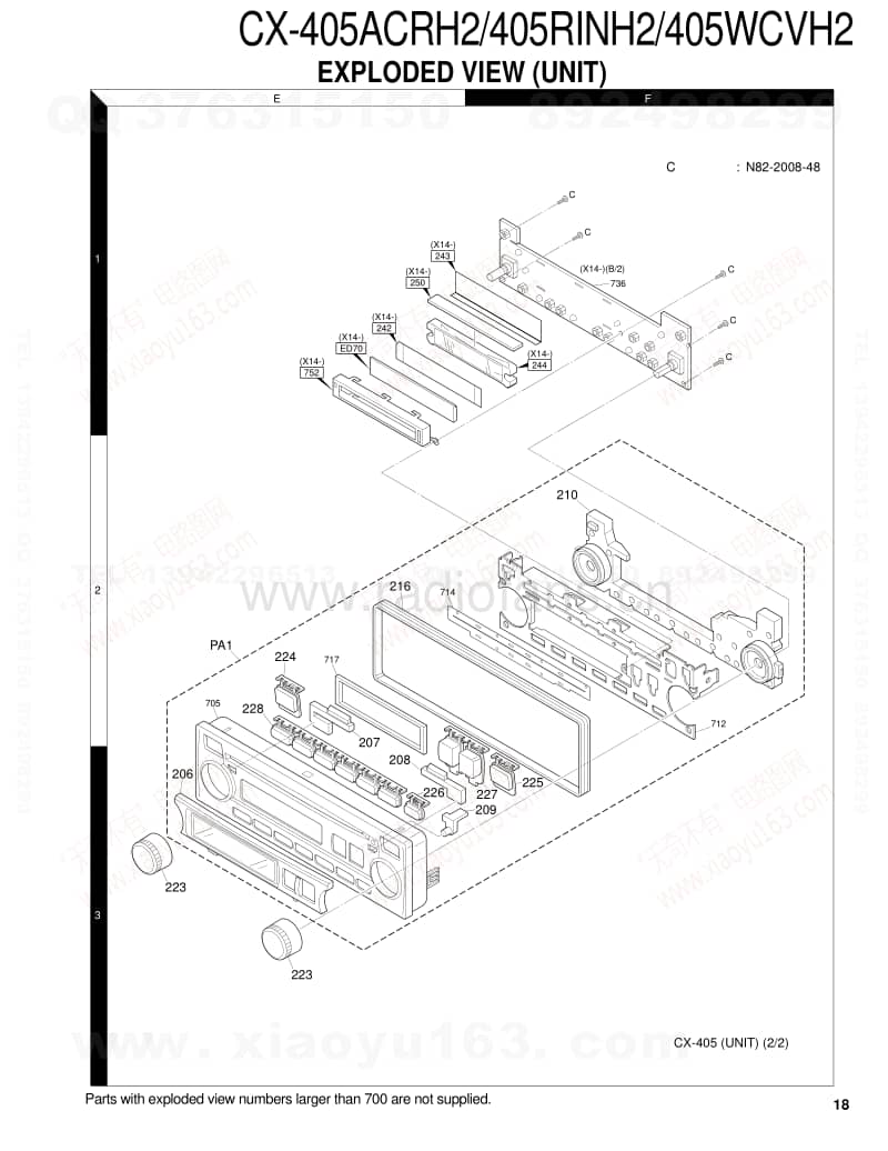 Kenwood-CX-405-RINH-2-HU-Service-Manual电路原理图.pdf_第3页