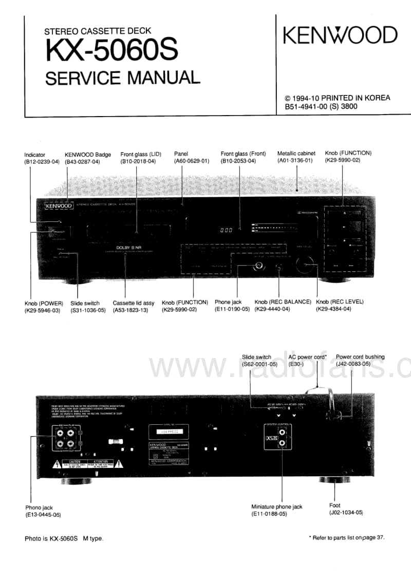 Kenwood-KX-5060-S-Service-Manual电路原理图.pdf_第1页