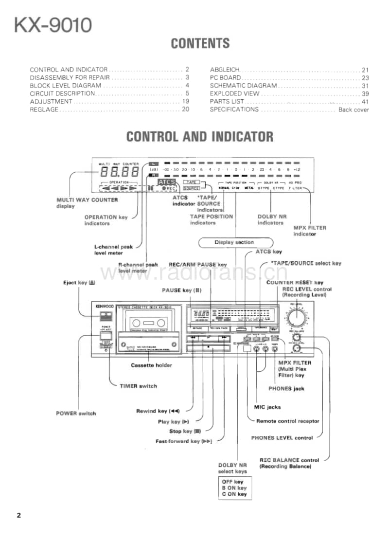 Kenwood-KX-9010-Service-Manual电路原理图.pdf_第2页