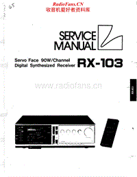 Luxman-RX-103-Service-Manual电路原理图.pdf