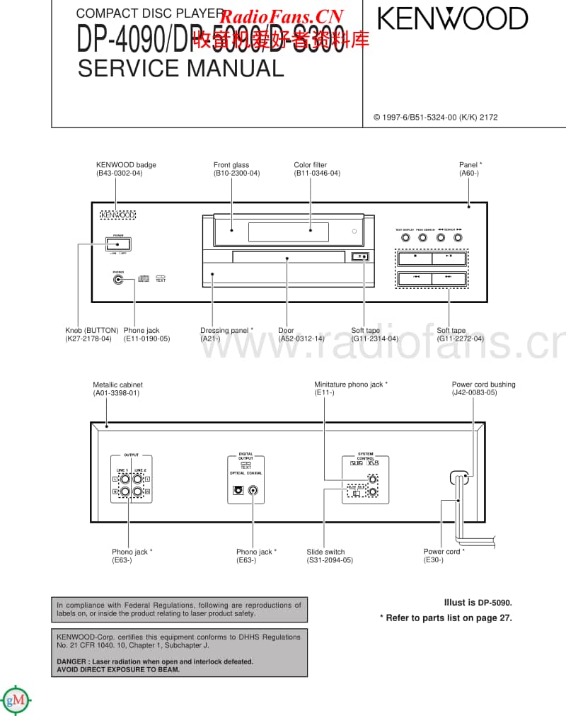 Kenwood-DP-4090-Service-Manual电路原理图.pdf_第1页