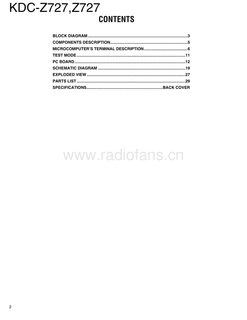 Kenwood-Z-727-Service-Manual电路原理图.pdf_第2页