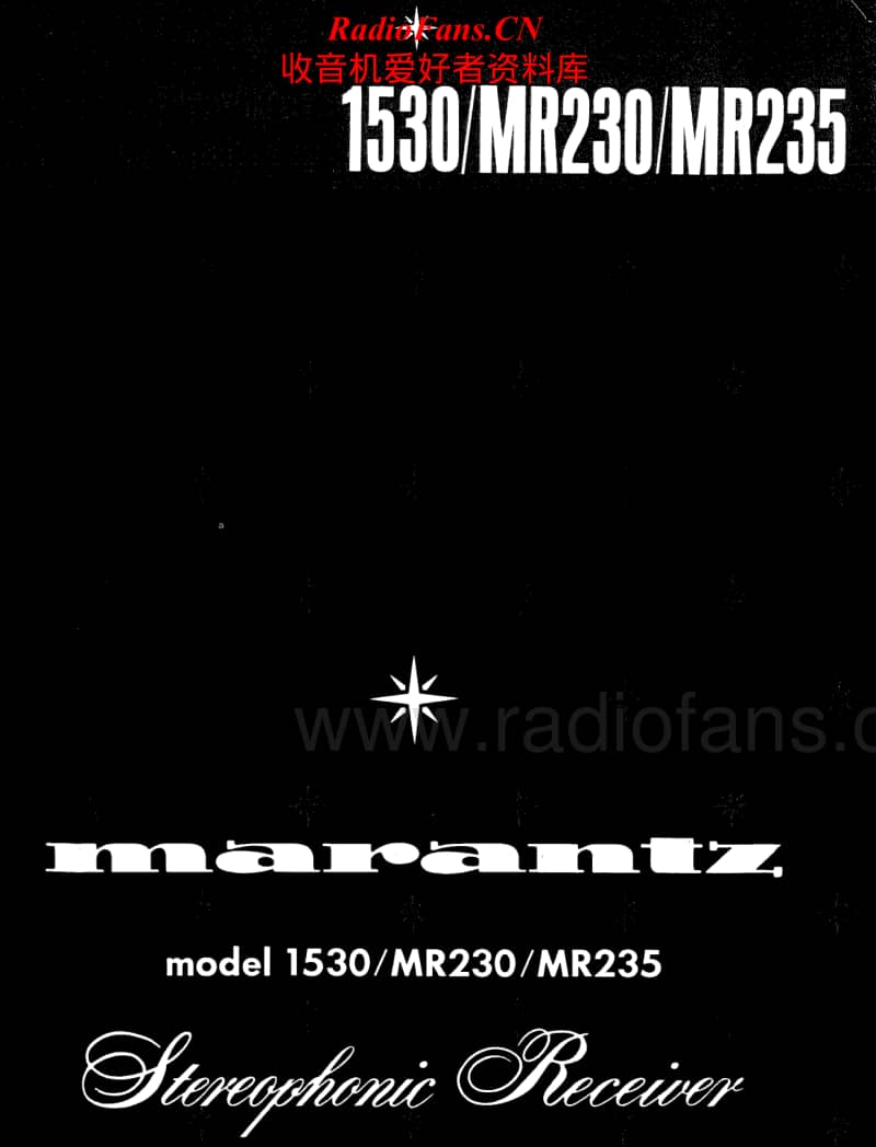 Marantz-1530-MR-230-MR-235-Service-Manual电路原理图.pdf_第1页