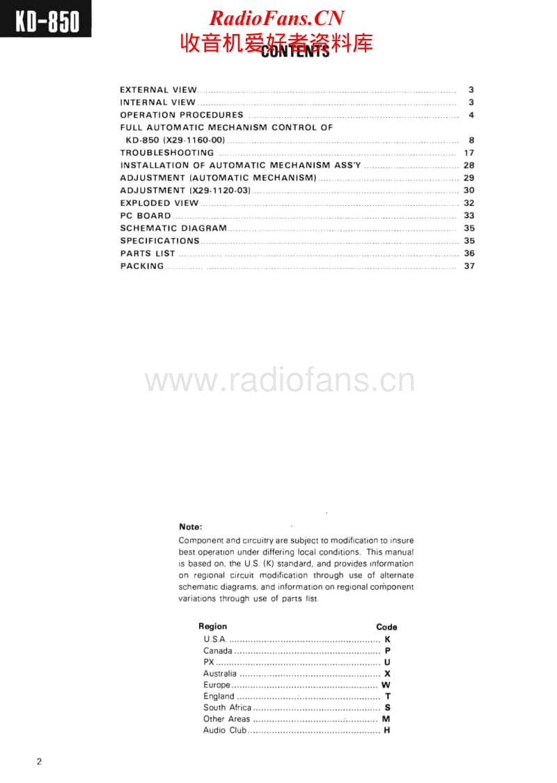 Kenwood-KD-850-Service-Manual电路原理图.pdf_第2页