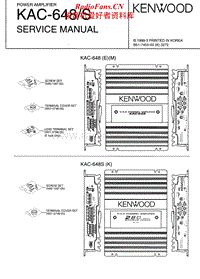 Kenwood-KAC-648-Service-Manual电路原理图.pdf