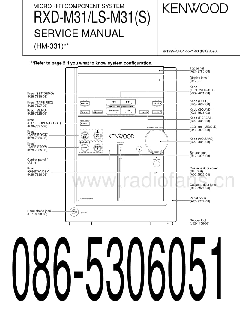 Kenwood-RXDM-31-Service-Manual电路原理图.pdf_第1页