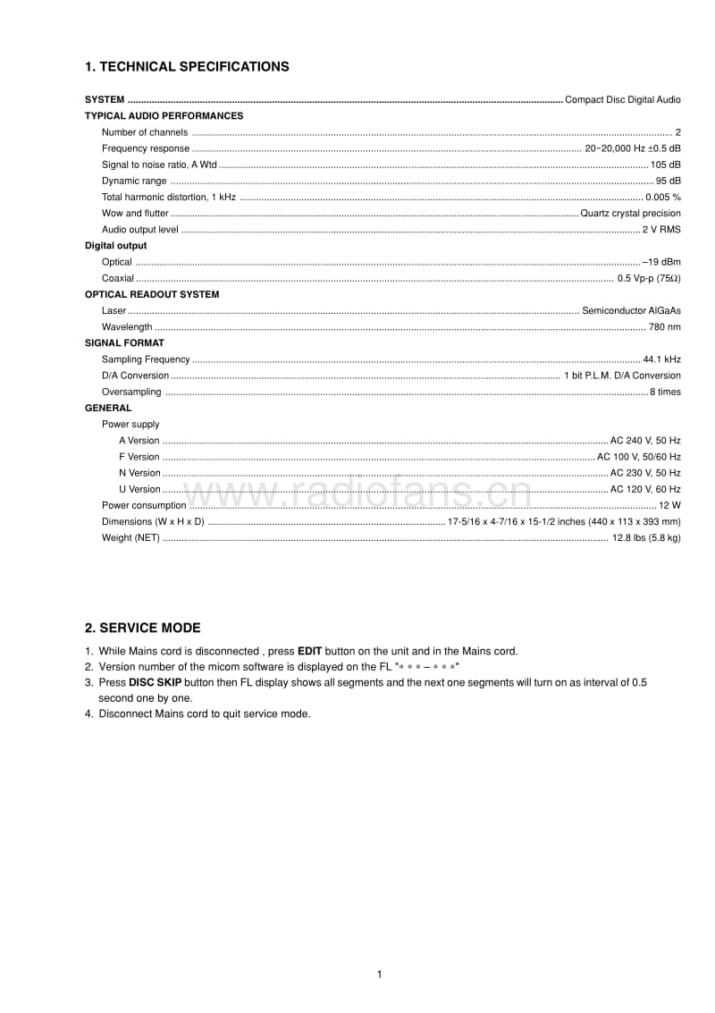 Marantz-CC-4300-Service-Manual电路原理图.pdf_第3页