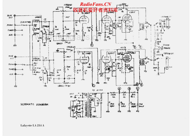 Lafayette-LA-214A-Schematic电路原理图.pdf_第1页