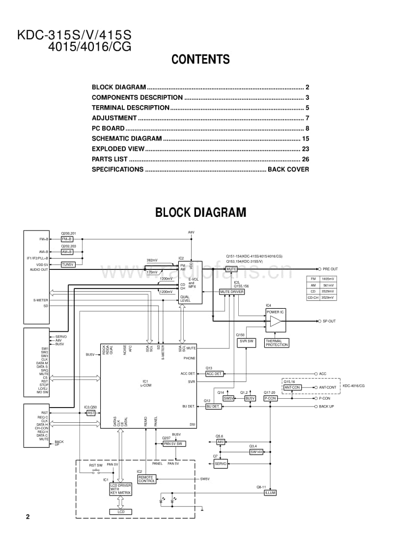 Kenwood-KDC-315-V-Service-Manual电路原理图.pdf_第2页