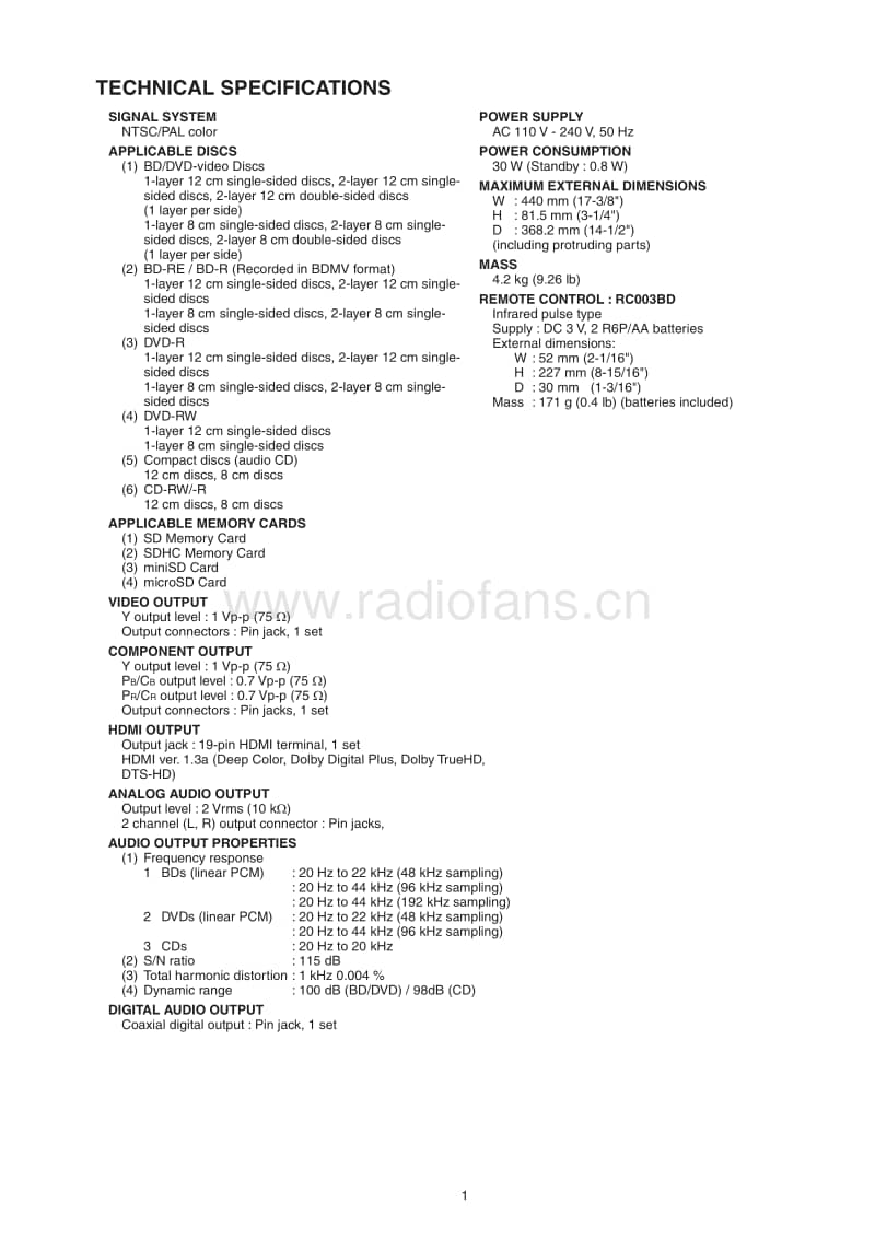 Marantz-BD-7003-Service-Manual电路原理图.pdf_第3页