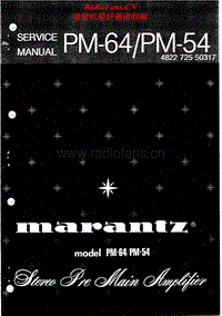 Marantz-PM-54-Service-Manual电路原理图.pdf