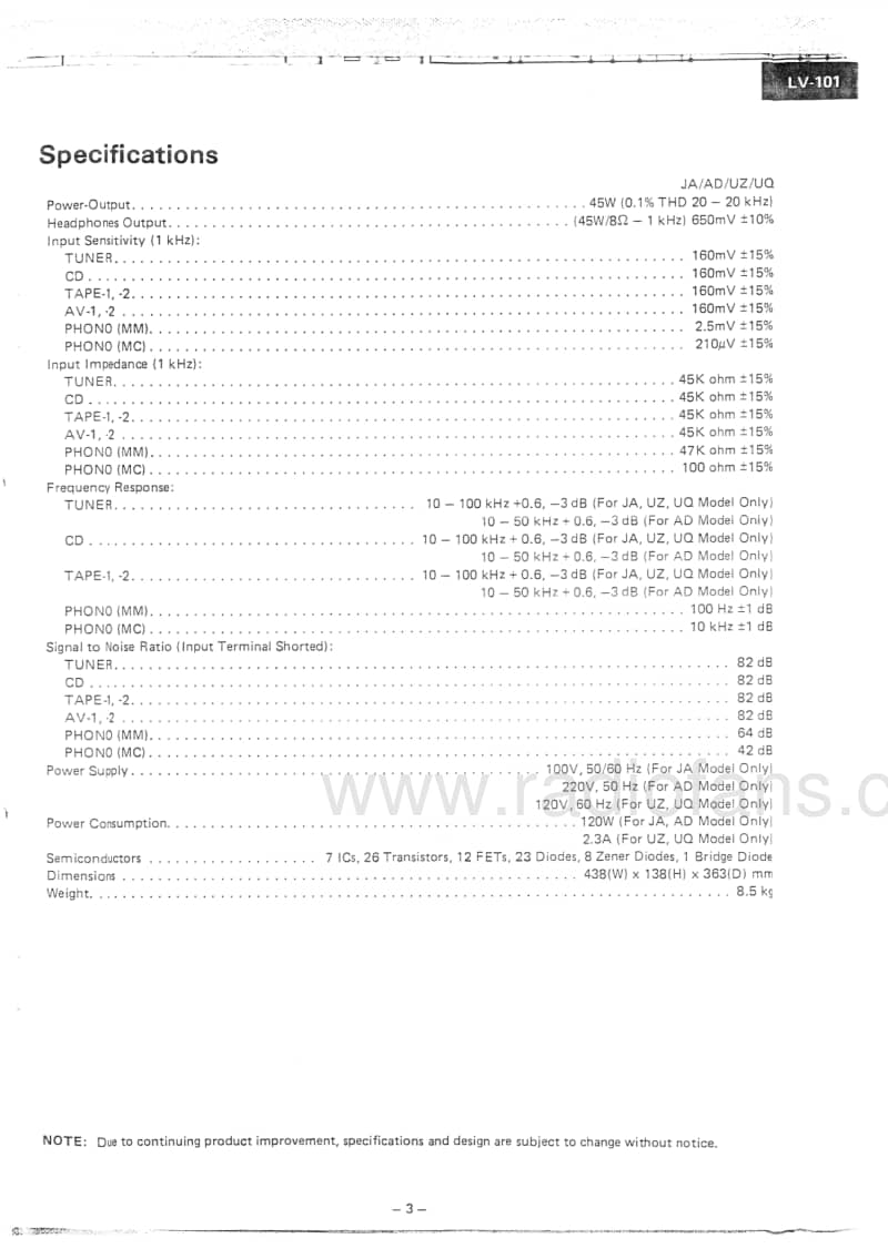 Luxman-LV-101-Service-Manual电路原理图.pdf_第3页