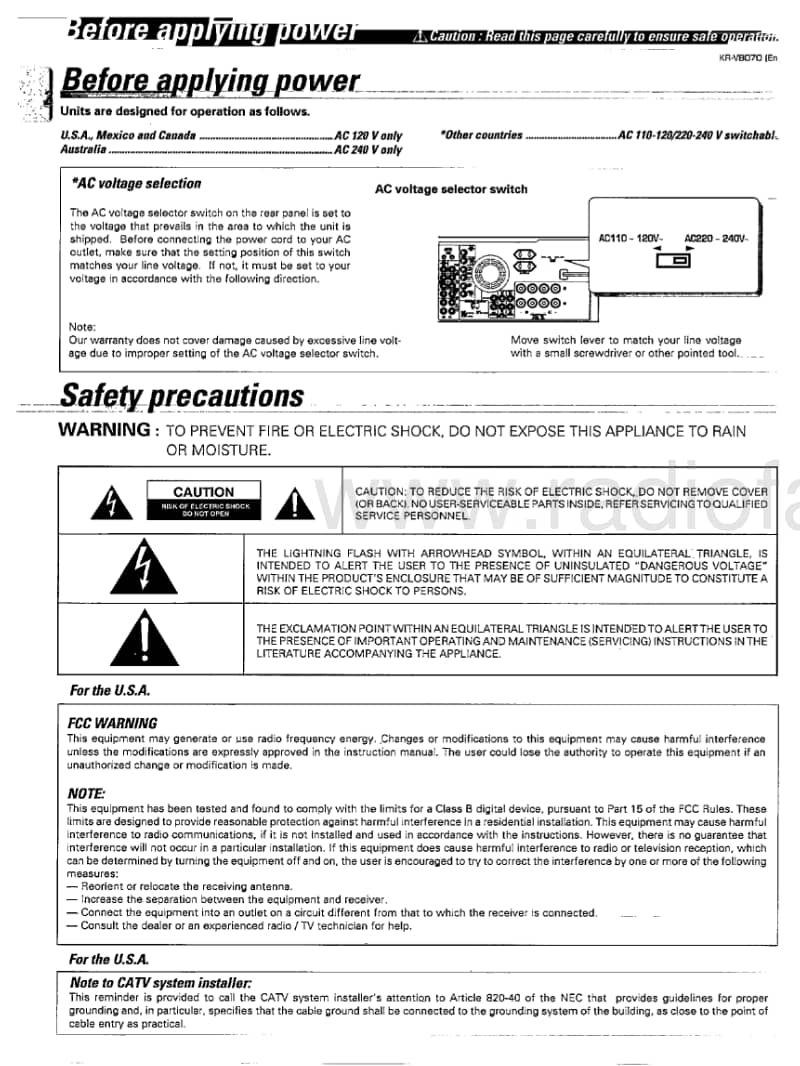 Kenwood-KRV-8070-Owners-Manual电路原理图.pdf_第2页