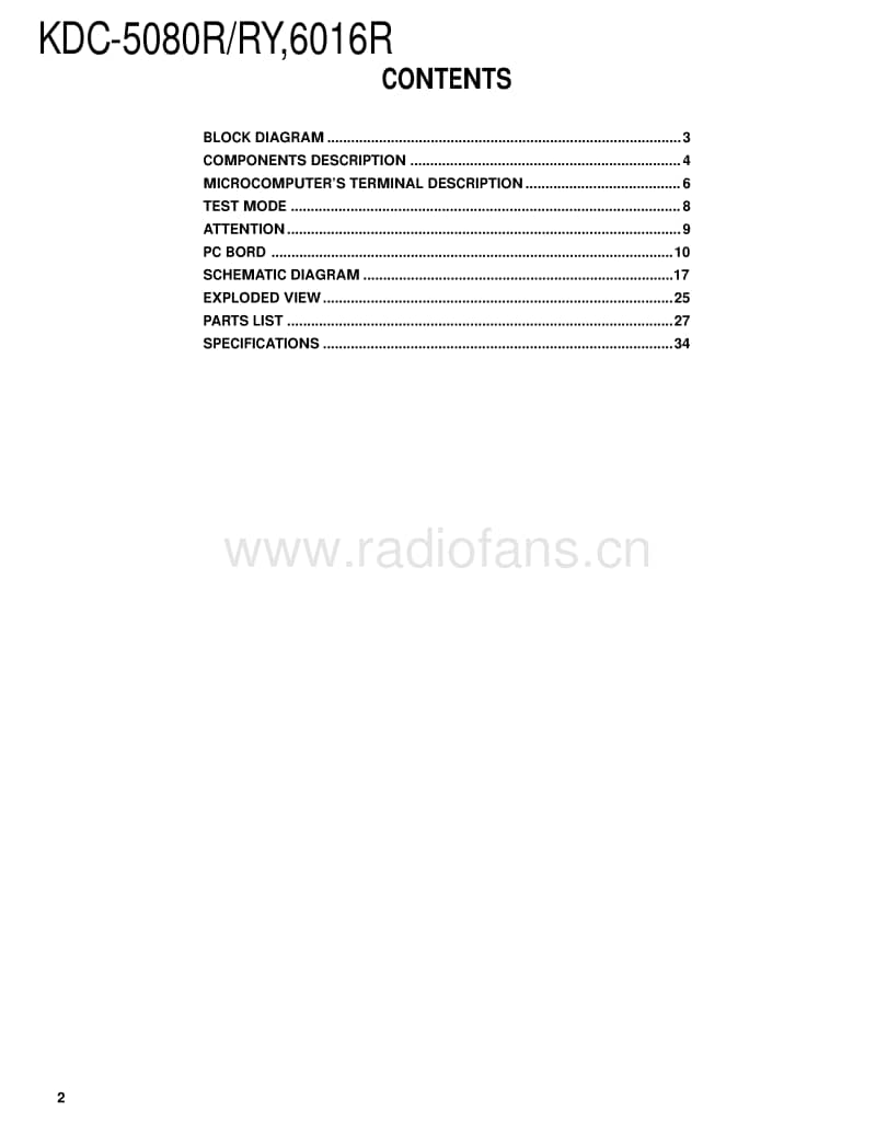 Kenwood-KDC-5080-R-Service-Manual电路原理图.pdf_第2页