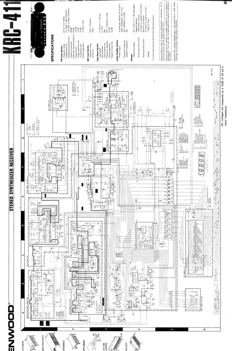 Kenwood-KRC-411-Schematic电路原理图.pdf_第1页