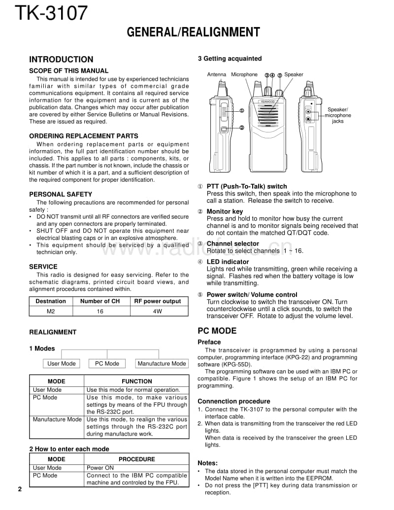 Kenwood-TK-3107-Service-Manual电路原理图.pdf_第2页