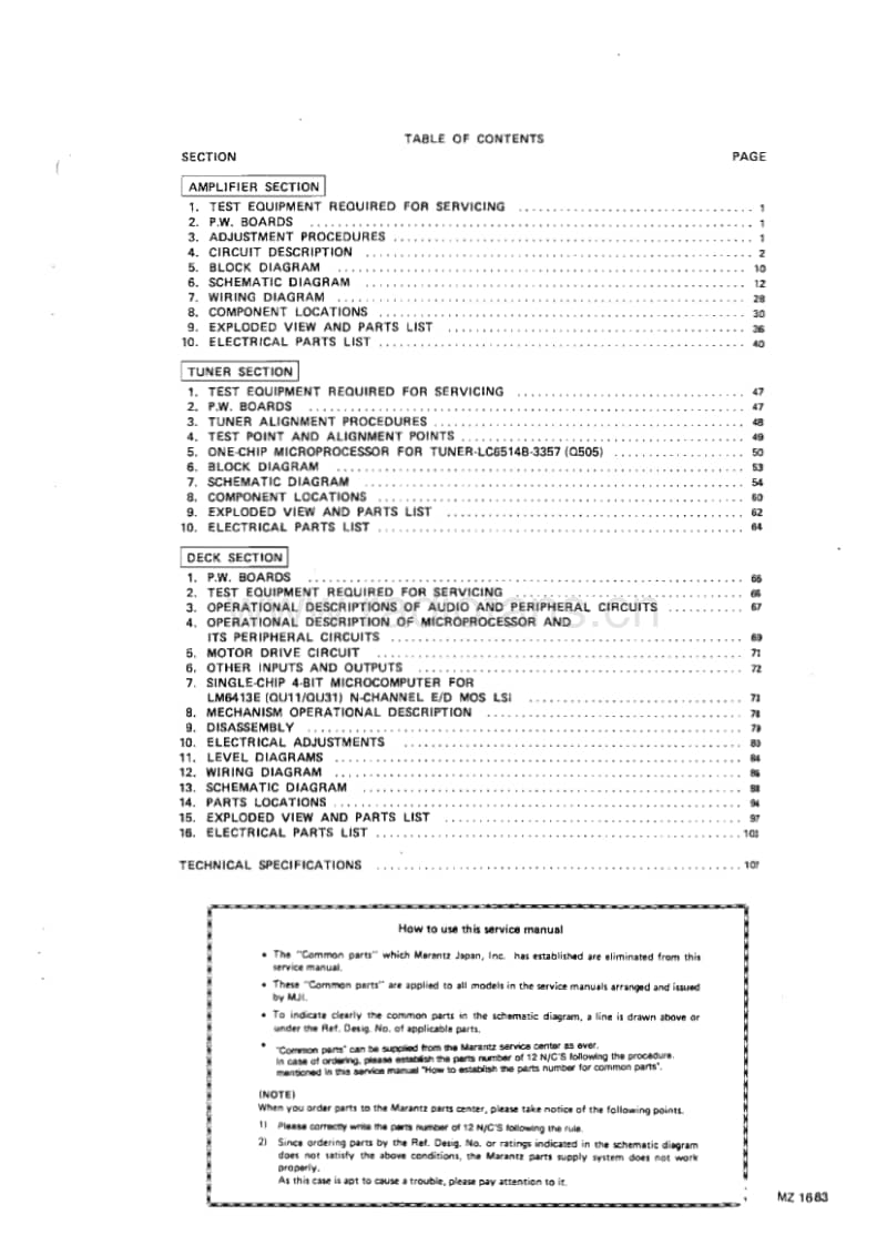 Marantz-MX-673-Service-Manual电路原理图.pdf_第3页