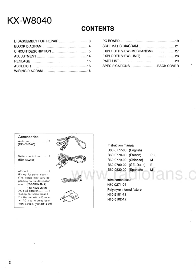 Kenwood-KXW-8040-Service-Manual电路原理图.pdf_第2页