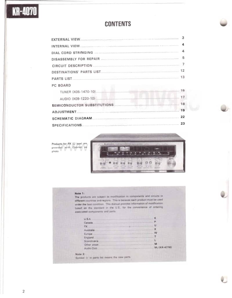 Kenwood-KR-4070-Service-Manual电路原理图.pdf_第2页