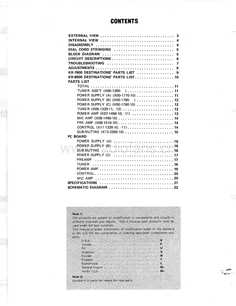 Kenwood-KR-7600-KR-6600-Service-Manual电路原理图.pdf_第2页