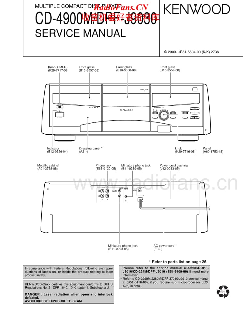 Kenwood-CD-4900-M-Service-Manual电路原理图.pdf_第1页