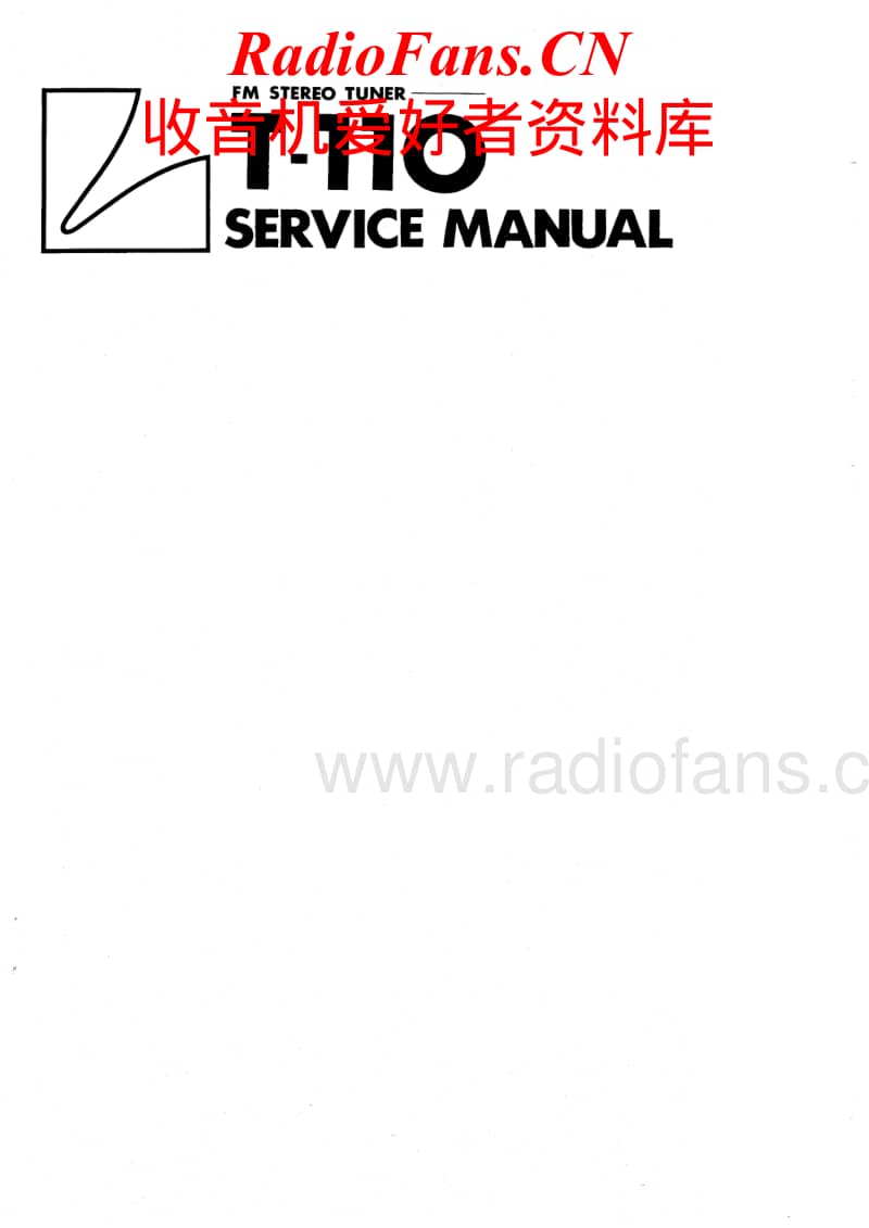 Luxman-T-110-Service-Manual电路原理图.pdf_第1页