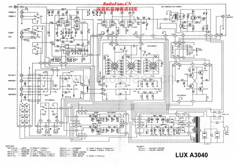 Luxman-A-3040-Schematic电路原理图.pdf_第1页