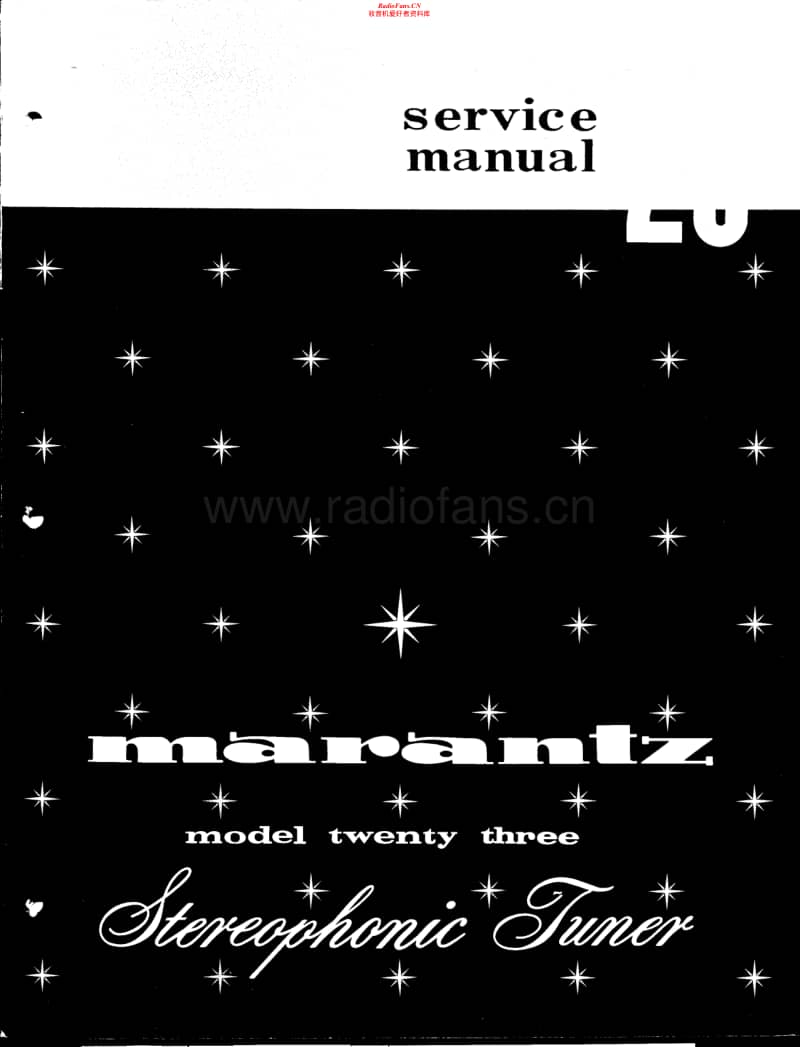 Marantz-23-Service-Manual电路原理图.pdf_第1页