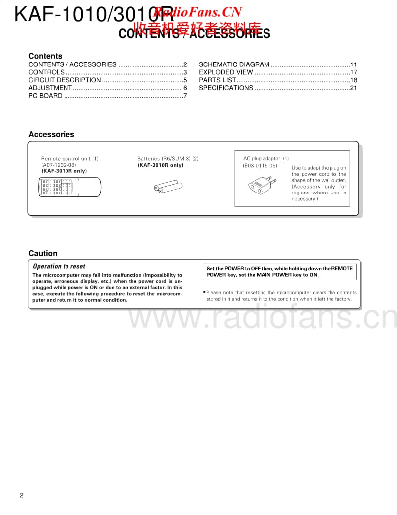 Kenwood-KAF-1010-Service-Manual电路原理图.pdf_第2页