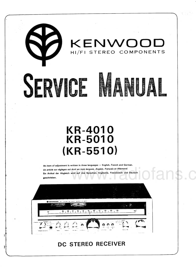 Kenwood-KR-4010-5010-Service-Manual(1)电路原理图.pdf_第1页