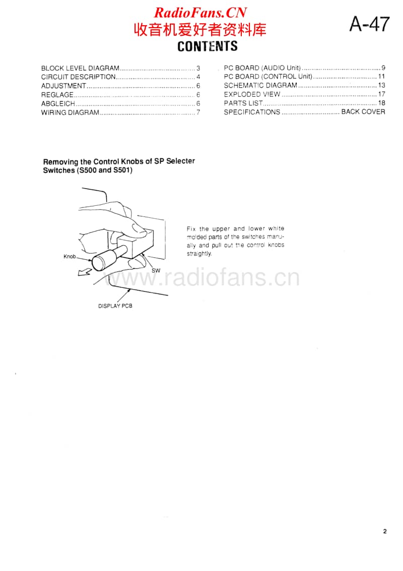 Kenwood-A-47-Service-Manual电路原理图.pdf_第2页