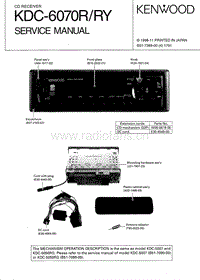 Kenwood-KDC-6070-RY-Service-Manual电路原理图.pdf