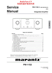 Marantz-PM-11S2-Service-Manual电路原理图.pdf