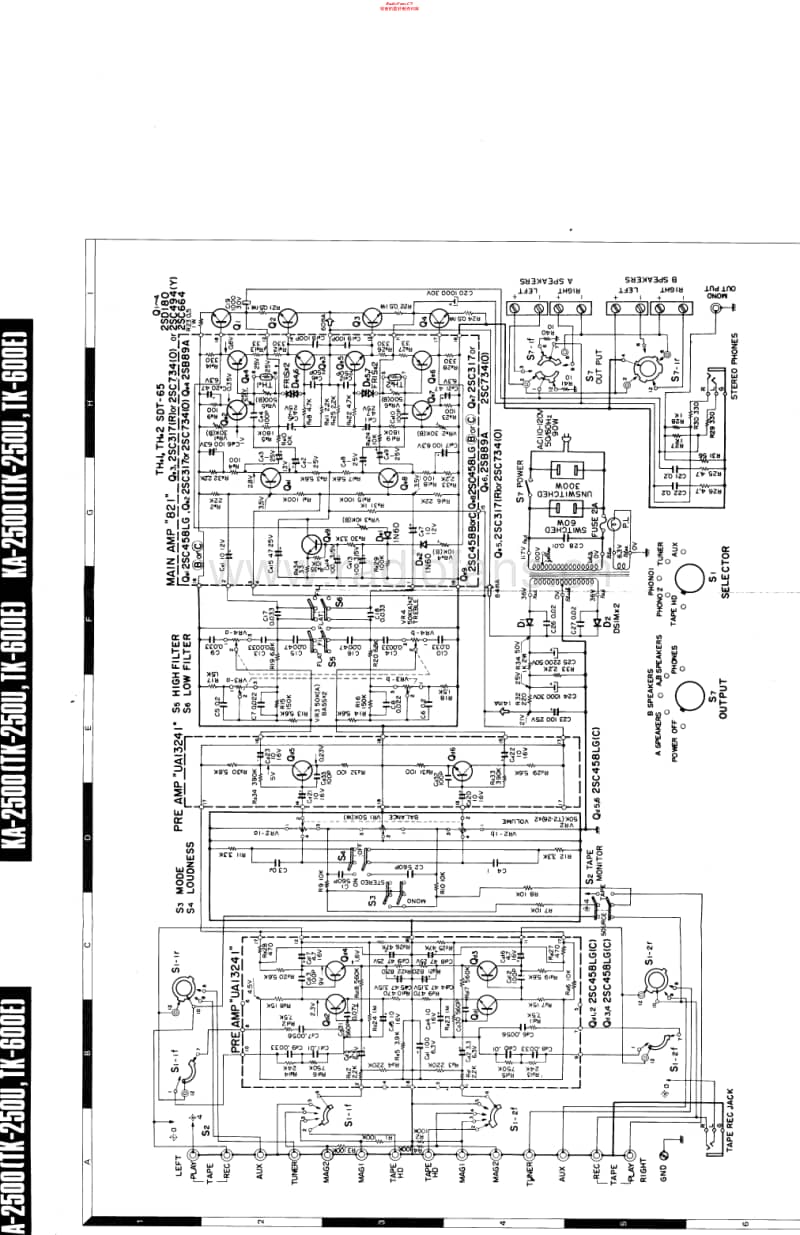 Kenwood-KA-2500-Schematic电路原理图.pdf_第2页