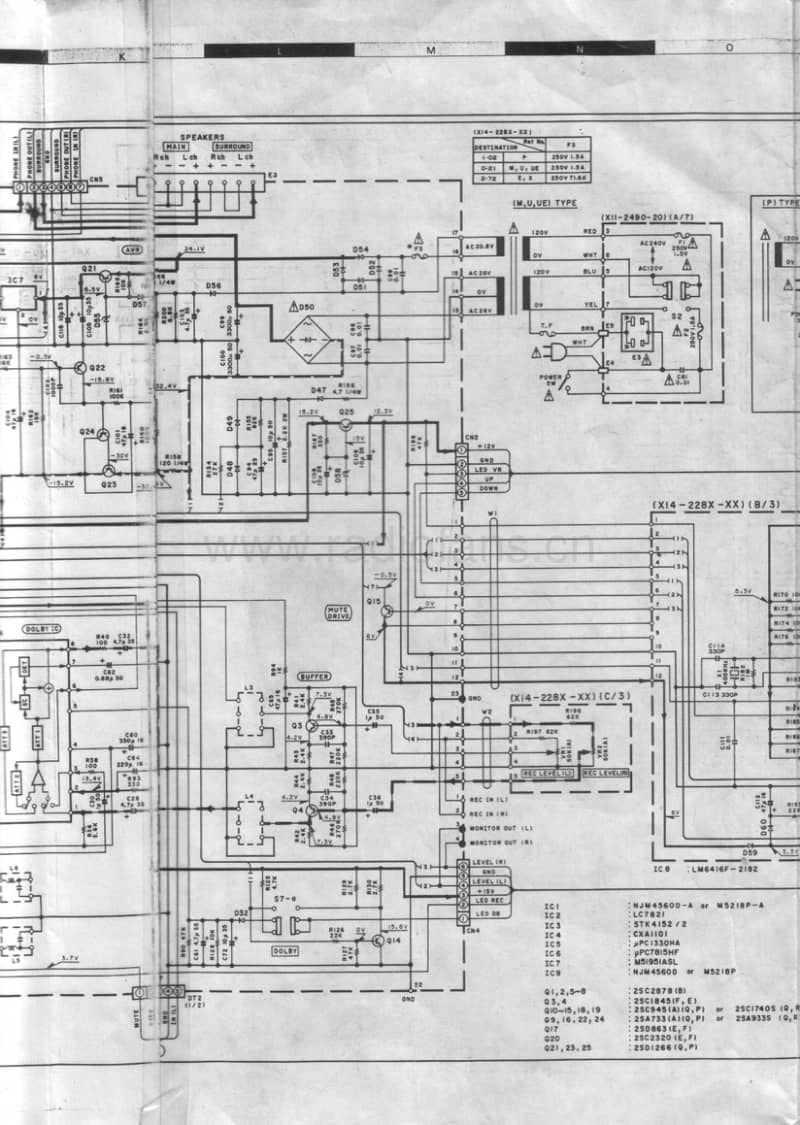 Kenwood-KAX-48-Schematic电路原理图.pdf_第3页