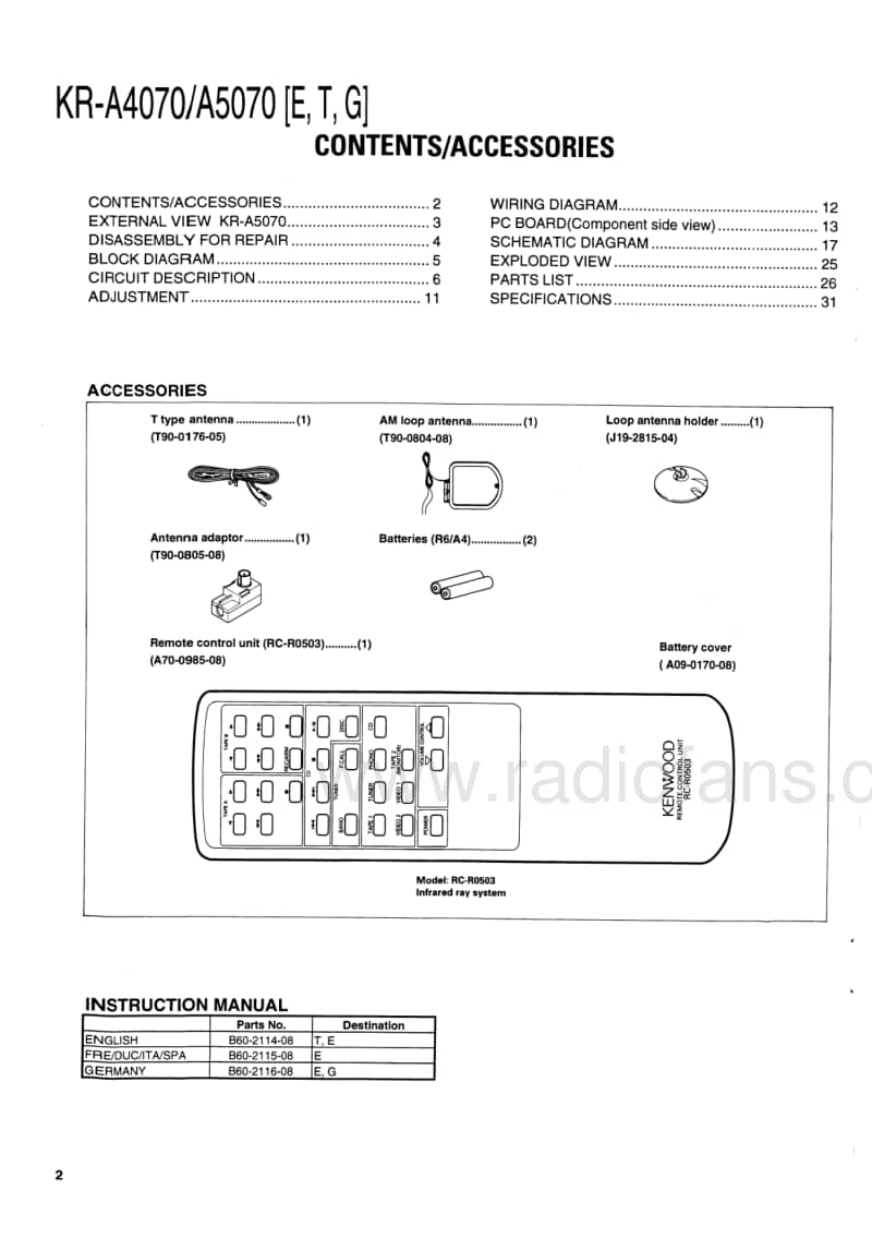 Kenwood-KRA-5070-Service-Manual电路原理图.pdf_第2页