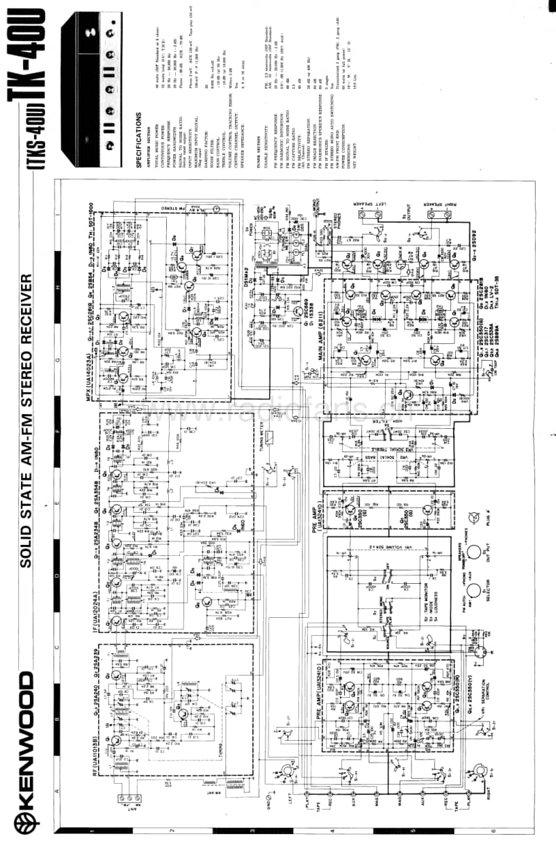 Kenwood-TKS-40-U-Schematic电路原理图.pdf_第1页